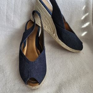 Chico's Denim Wedge Heel